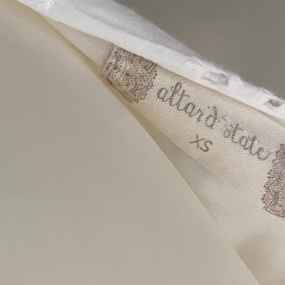 Altar'd State White crochet cut out sundress cottagecore boho fairy summer - Picture 2 of 7